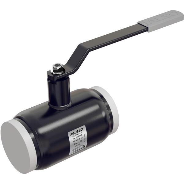 Кран шаровой сталь КШ.М.025.40-01 Ду 25 Ру40 ВР рукоятка ALSO